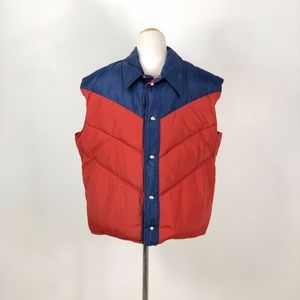 Vintage Alpine Designs Down Puffer Vest - L/XL